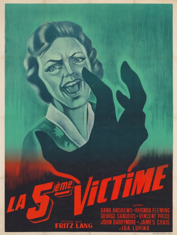 Affiche - CINQUIEME VICTIME (la) - Ressortie 120x160cm
