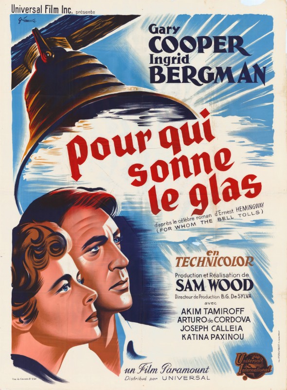 Affiche - POUR QUI SONNE LE GLAS - Ressortie 120x160cm