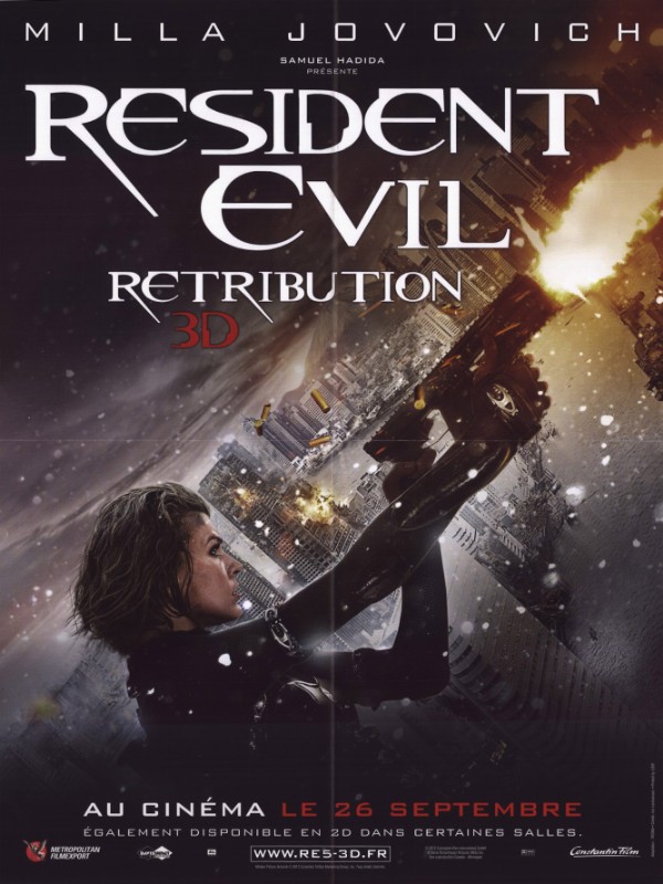 Affiche - RESIDENT EVIL : RETRIBUTION - 40x55cm