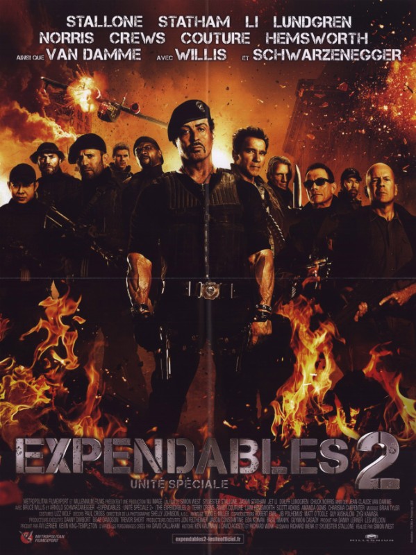 Affiche - EXPENDABLES 2 : UNITE SPECIALE - 40x55cm