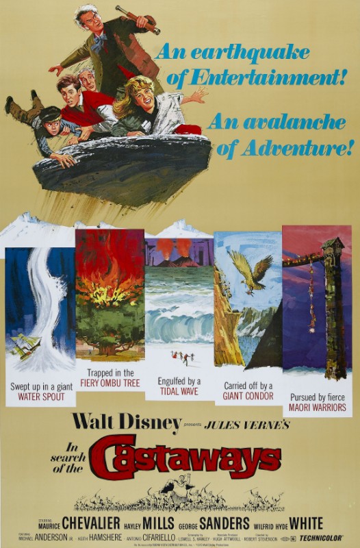 Affiche - ENFANTS DU CAPITAINE GRANT (les) - Ressortie 70x105cm