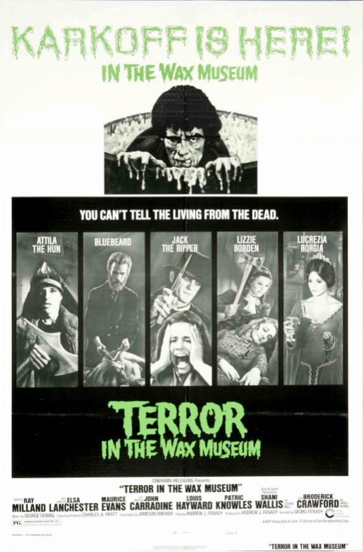 Affiche - TERROR IN THE WAX MUSEUM - 70x105cm