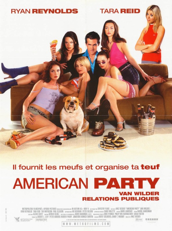 Affiche - AMERICAN PARTY Van Wilder Relations Publiques - 40x55cm