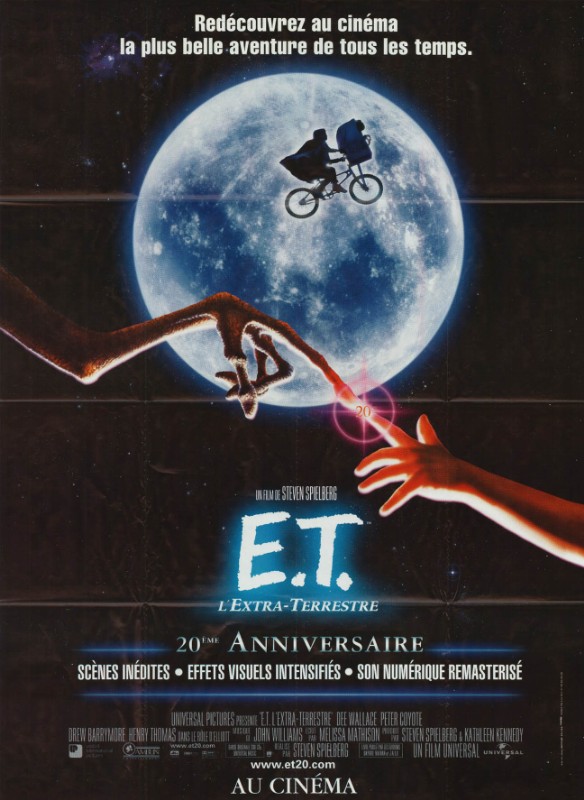 Affiche - E.T. L'EXTRA-TERRESTRE - Ressortie 120x160cm