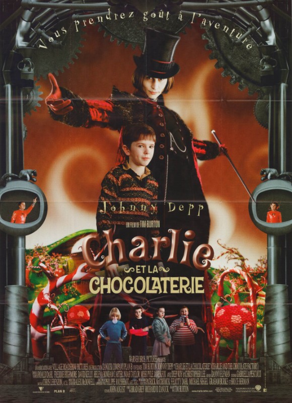 Affiche - CHARLIE ET LA CHOCOLATERIE - 120x160cm B