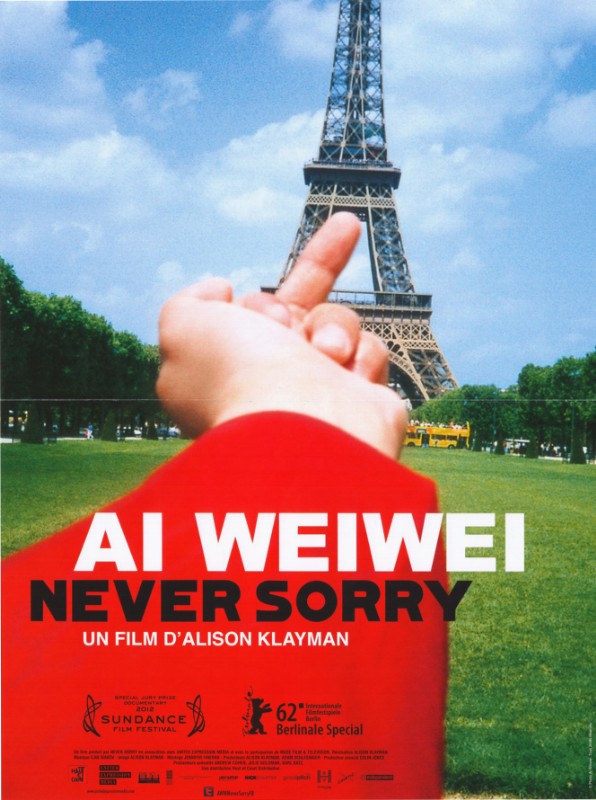 Affiche - AI WEIWEI : NEVER SORRY - 40x55cm