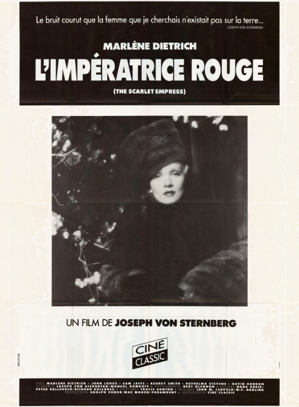Affiche - IMPERATRICE ROUGE (l') - Ressortie 120x160cm