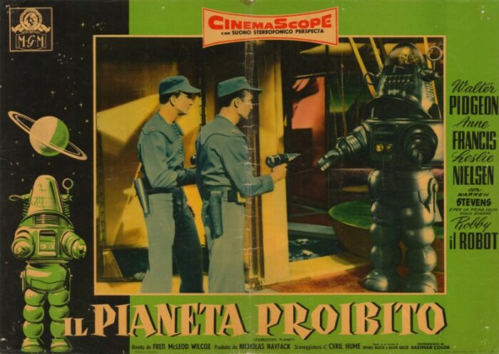 Repro 30x40cm - PLANETE INTERDITE - Italienne