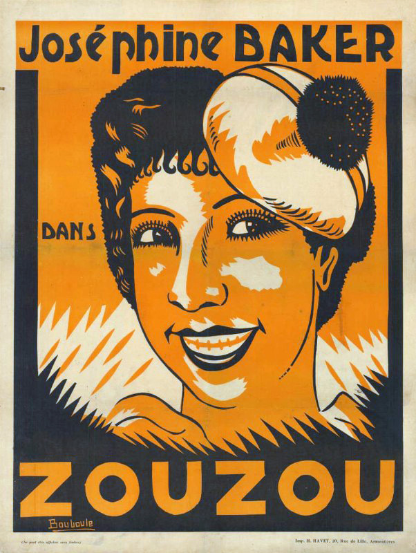 Repro 30x40cm - ZOUZOU - Française