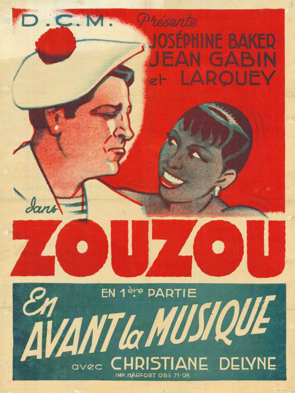 Repro 30x40cm - ZOUZOU - Française