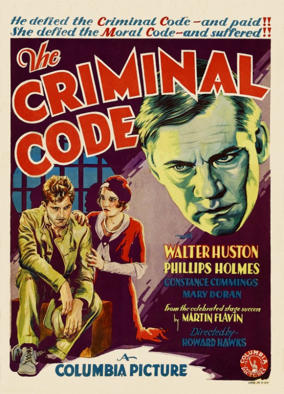 Repro 30x40cm - CODE CRIMINEL - U.S.