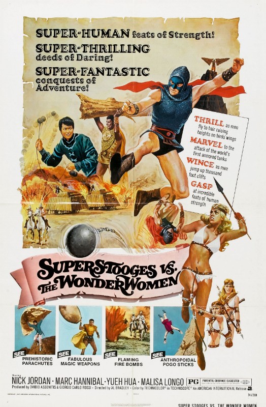 Affiche - SUPERMEN CONTRE LES AMAZONES - 70x105cm