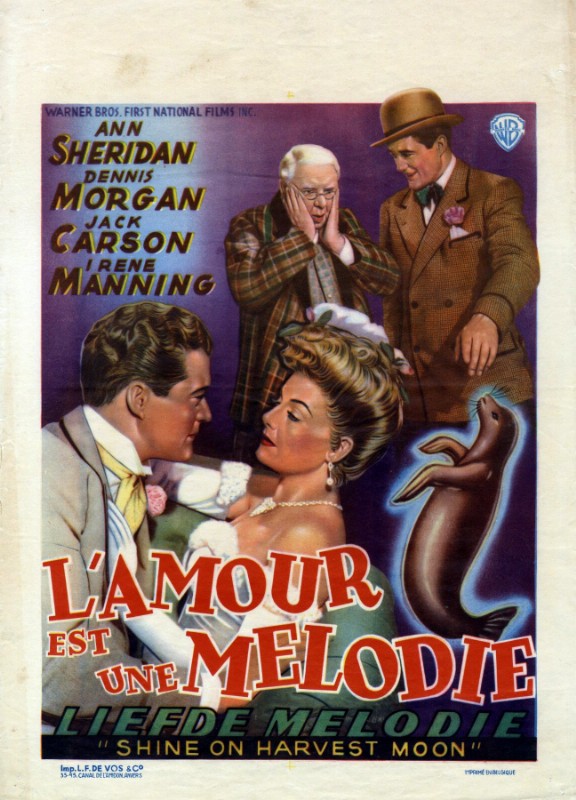 Repro 30x40cm - AMOUR EST UNE MELODIE (l') - Belge