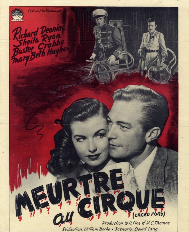 Repro 30x40cm - CAGED FURY - Belge