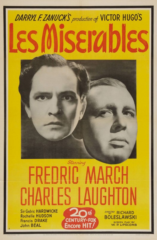 Repro 30x40cm - MISERABLES (les) - U.S. B