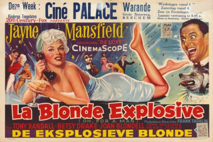 Repro 30x40cm - BLONDE EXPLOSIVE (la) - Belge