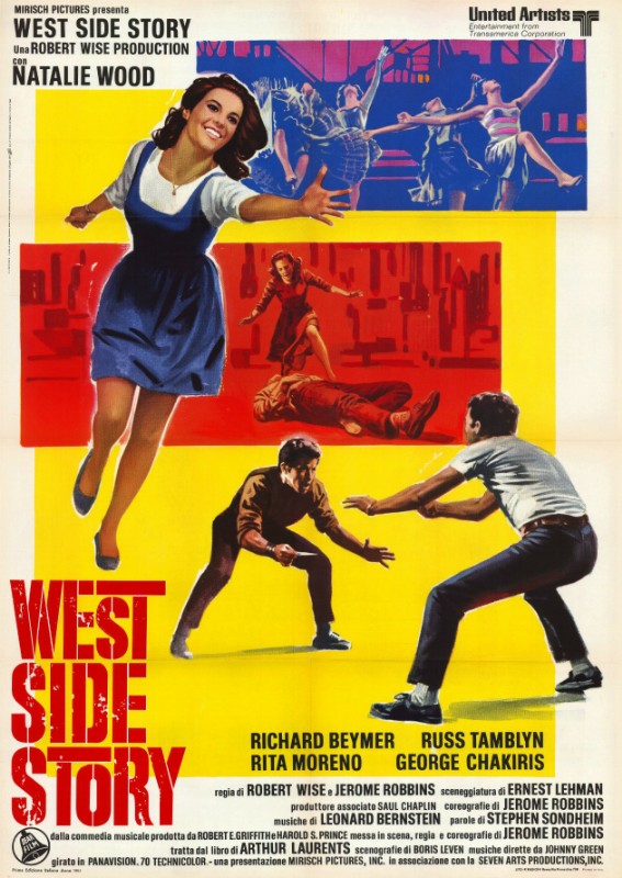 Repro 30x40cm - WEST SIDE STORY - Italienne