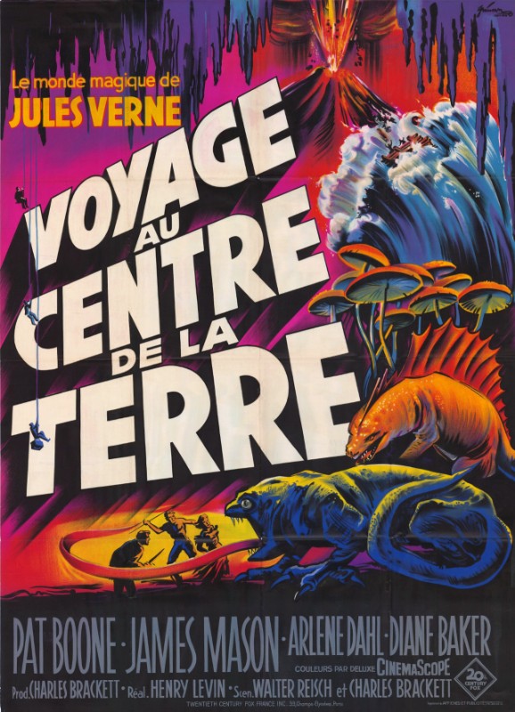Affiche - VOYAGE AU CENTRE DE LA TERRE - 120x160cm