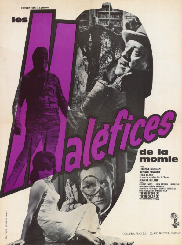 Affiche - MALEFICES DE LA MOMIE (les) - 60x80cm