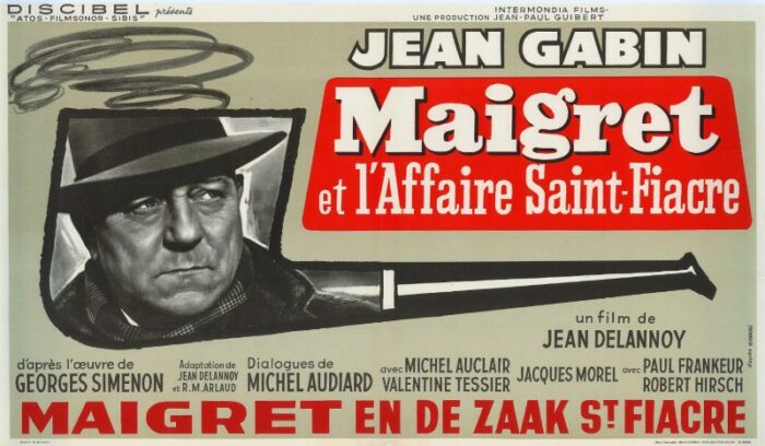 Repro 30x40cm - MAIGRET ET L'AFFAIRE SAINT-FIACRE - Belge