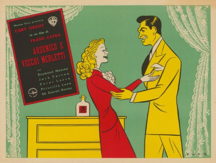 Repro 30x40cm - ARSENIC ET VIEILLE DENTELLE - Italienne