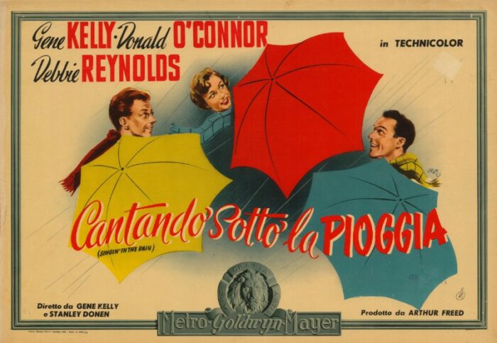 Repro 30x40cm - CHANTONS SOUS LA PLUIE - Italienne