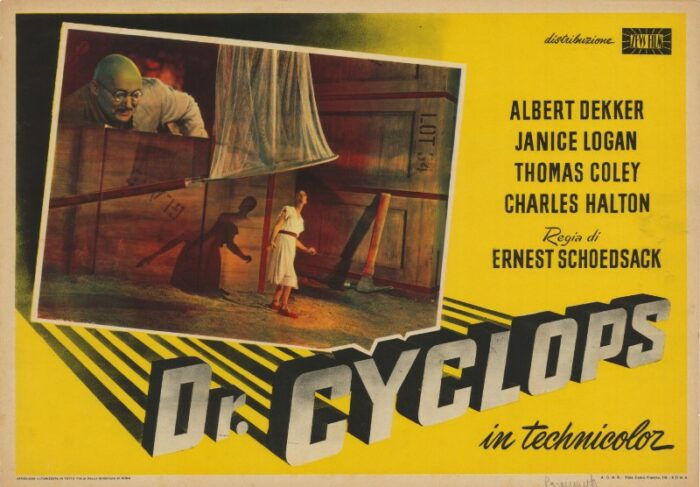 Repro 30x40cm - DOCTEUR CYCLOPS - Italienne C