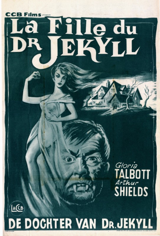 Repro 30x40cm - DAUGHTER OF DR. JEKYLL - Belge