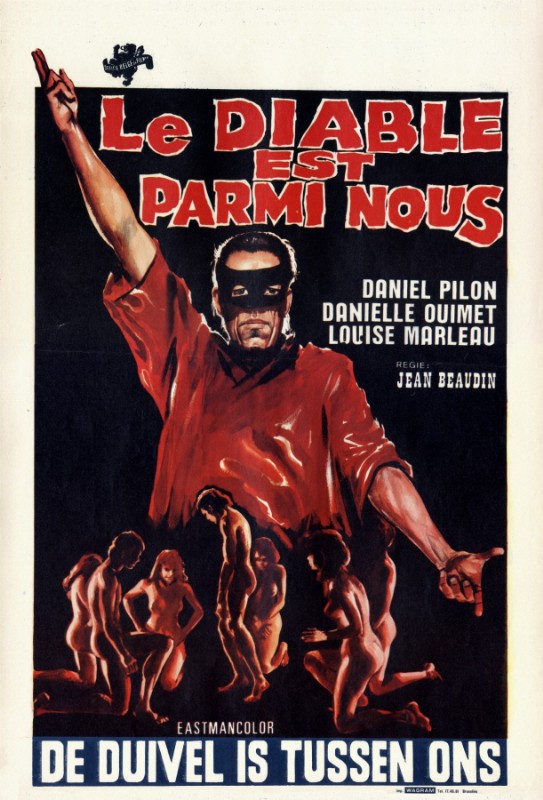 Repro 30x40cm - DIABLE EST PARMI NOUS (le) - Belge