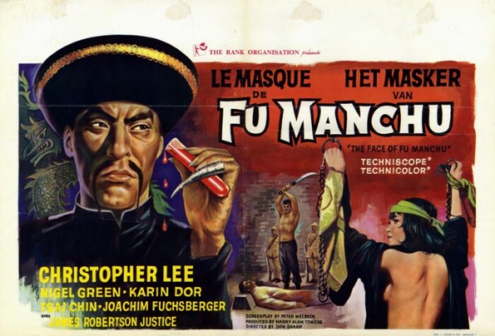 Repro 30x40cm - MASQUE DE FU MANCHU (le) - Belge