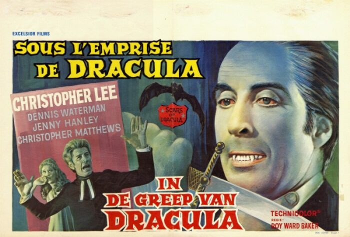 Repro 30x40cm - CICATRICES DE DRACULA (les) - Belge