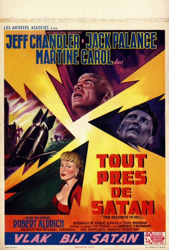 Repro 30x40cm - TOUT PRES DE SATAN - Belge