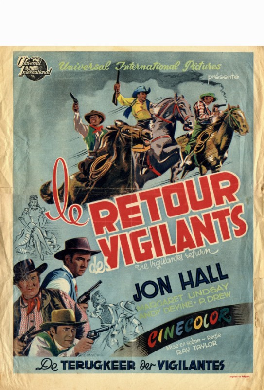 Repro 30x40cm - RETOUR DES VIGILANTS (le) - Belge