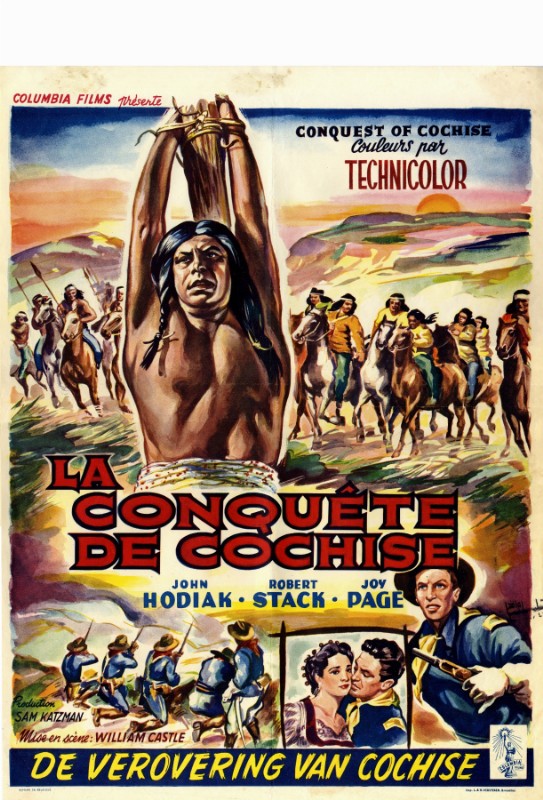 Repro 30x40cm - CONQUEST OF COCHISE - Belge