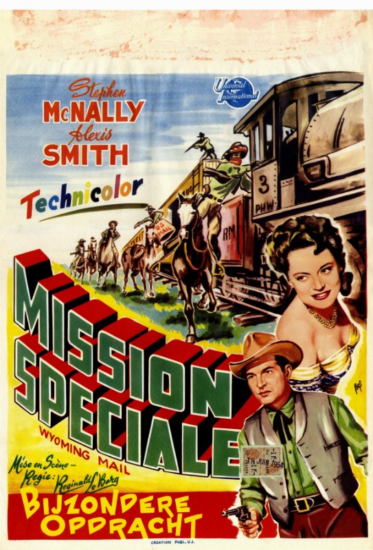 Repro 30x40cm - DANGEREUSE MISSION - Belge