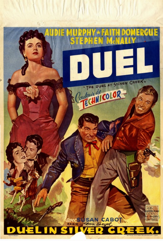Repro 30x40cm - DUEL AT SILVER CREEK - Belge