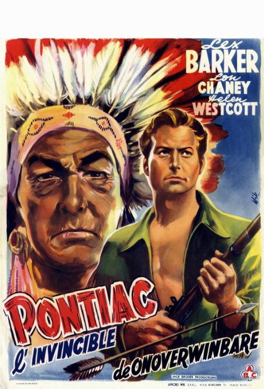 Repro 30x40cm - BATTLES OF CHIEF PONTIAC (the) - Belge