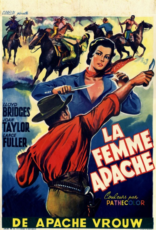 Repro 30x40cm - FEMME APACHE (la) - Belge