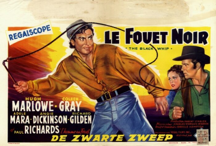Repro 30x40cm - BLACK WHIP (the) - Belge