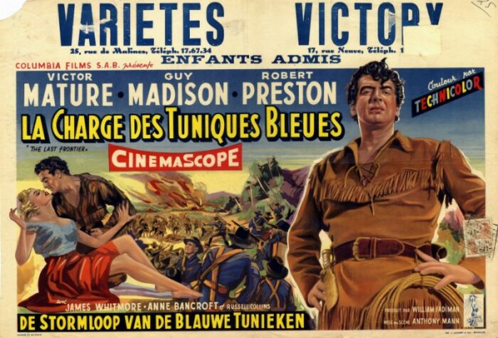 Repro 30x40cm - CHARGE DES TUNIQUES BLEUES (la) - Belge