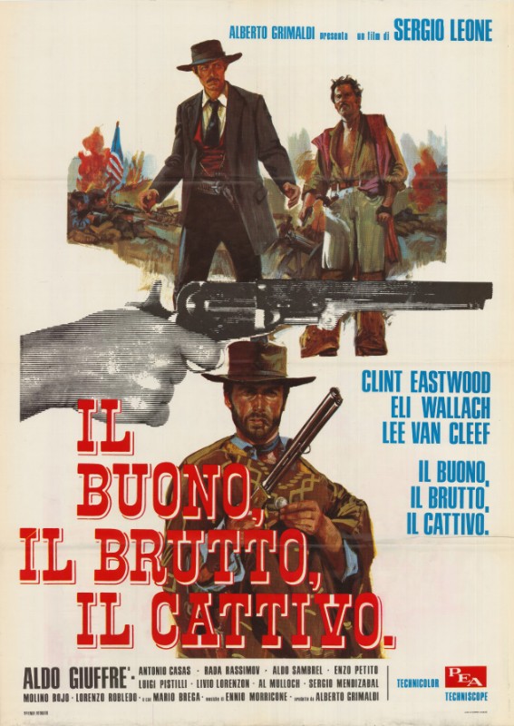 Affiche - BON LA BRUTE ET LE TRUAND (le) - Ressortie 100x140cm