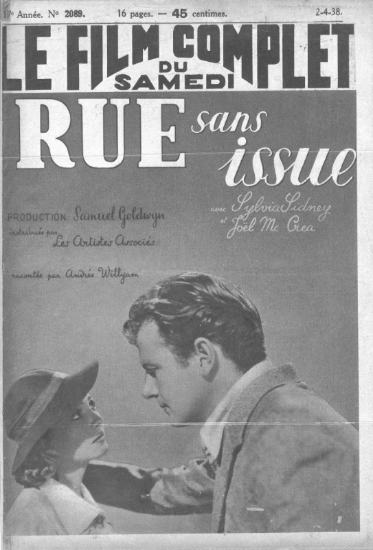 Magazine - RUE SANS ISSUE (la) - 17x26cm
