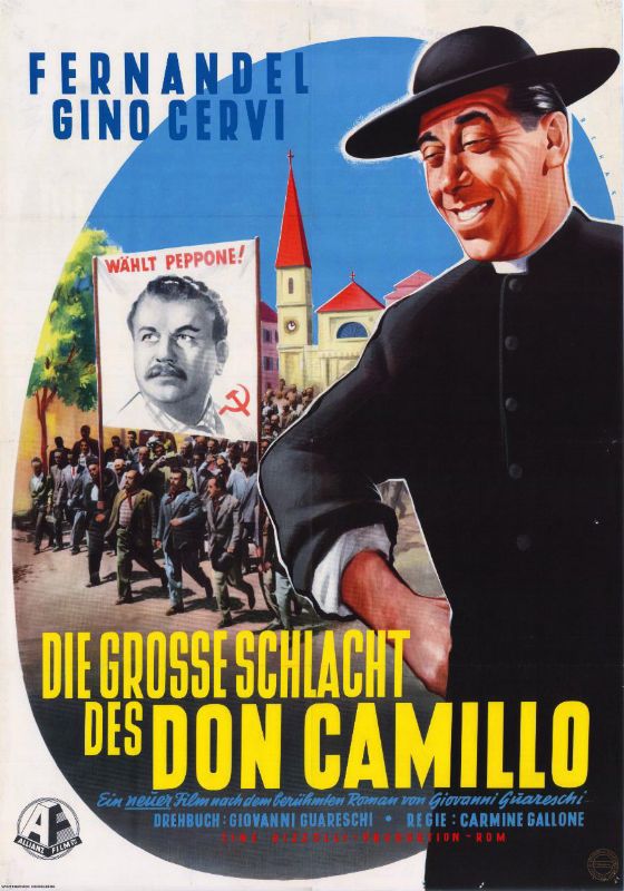 Repro 30x40cm - GRANDE BAGARRE DE DON CAMILLO (la) - Allemande