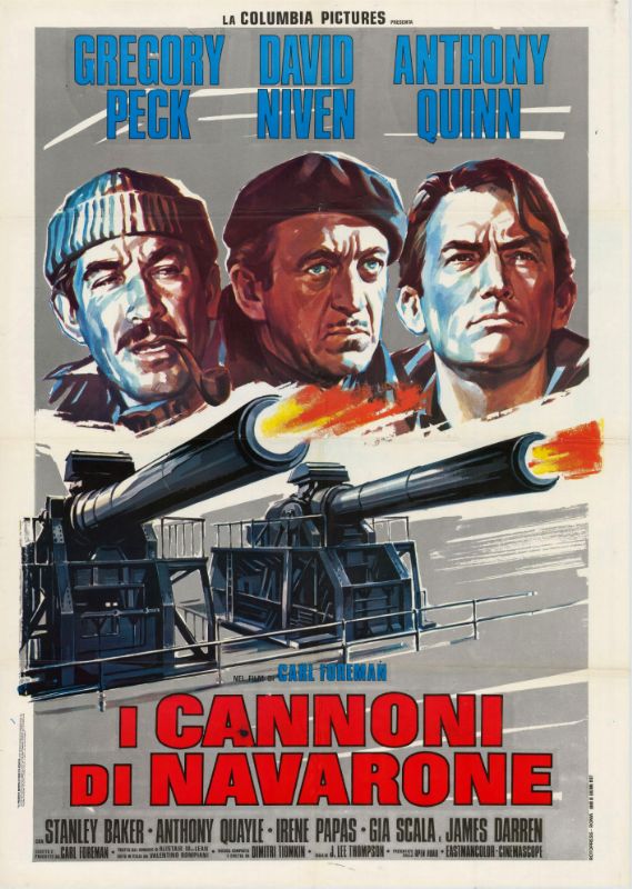 Repro 30x40cm - CANONS DE NAVARONE (les) - Italienne B
