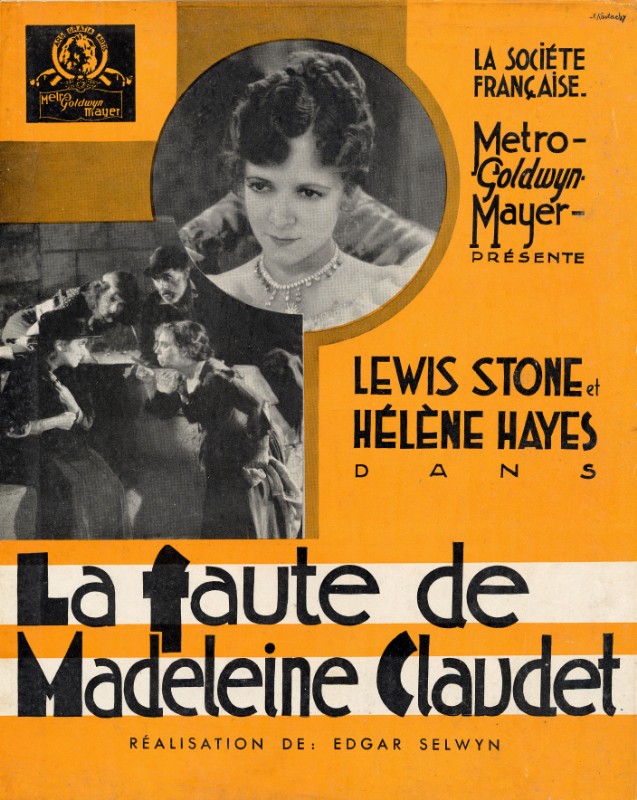 Dossier de Presse - FAUTE DE MADELEINE CLAUDET (la)