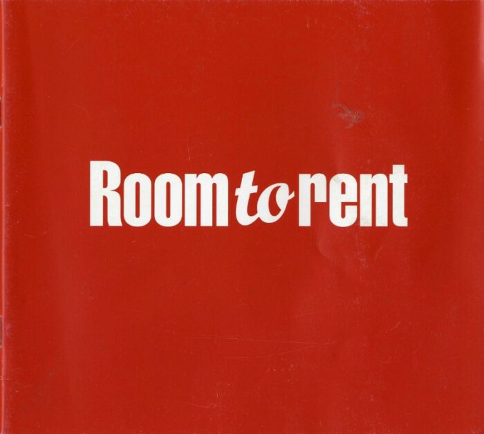 Dossier de Presse - ROOM TO RENT
