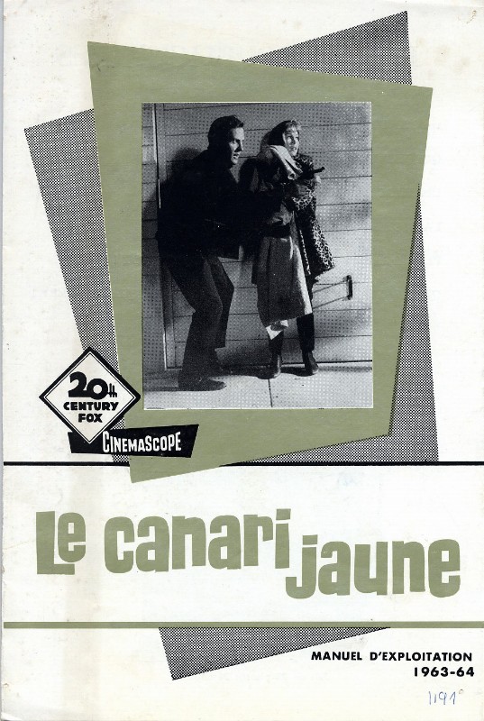 Dossier de Presse - CANARI JAUNE (le)