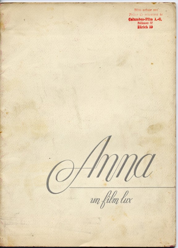 Dossier Presse - ANNA - 24x30cm