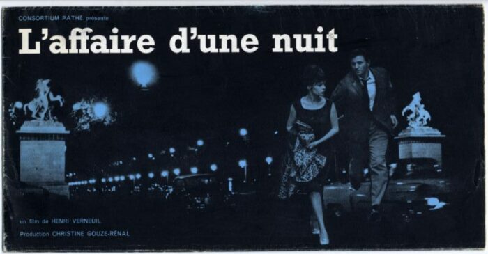 Dossier de Presse - AFFAIRE D'UNE NUIT (l')
