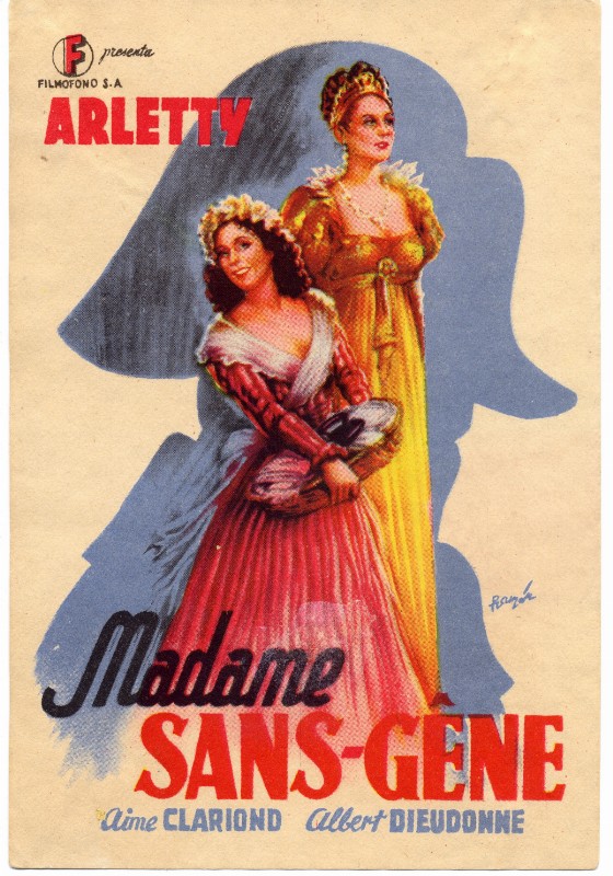 Programme - MADAME SANS-GENE - 13x8cm